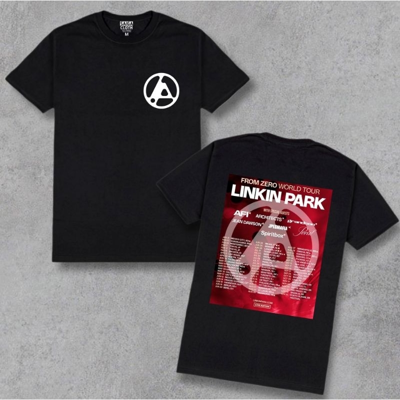 T-Shirt Linkin Park 'Minutes To Midnight' | Uomo | Nera | Nuova Con Etichette