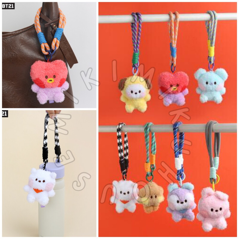 Jual MONOPOLY BT21 MININI PLUSH KEYRING ROPE BASIC MASCOT