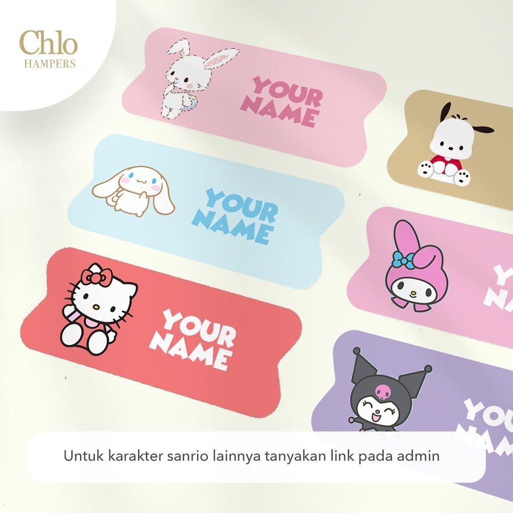 Jual Stiker Nama Custom Waterproof Pre Order | Shopee Indonesia