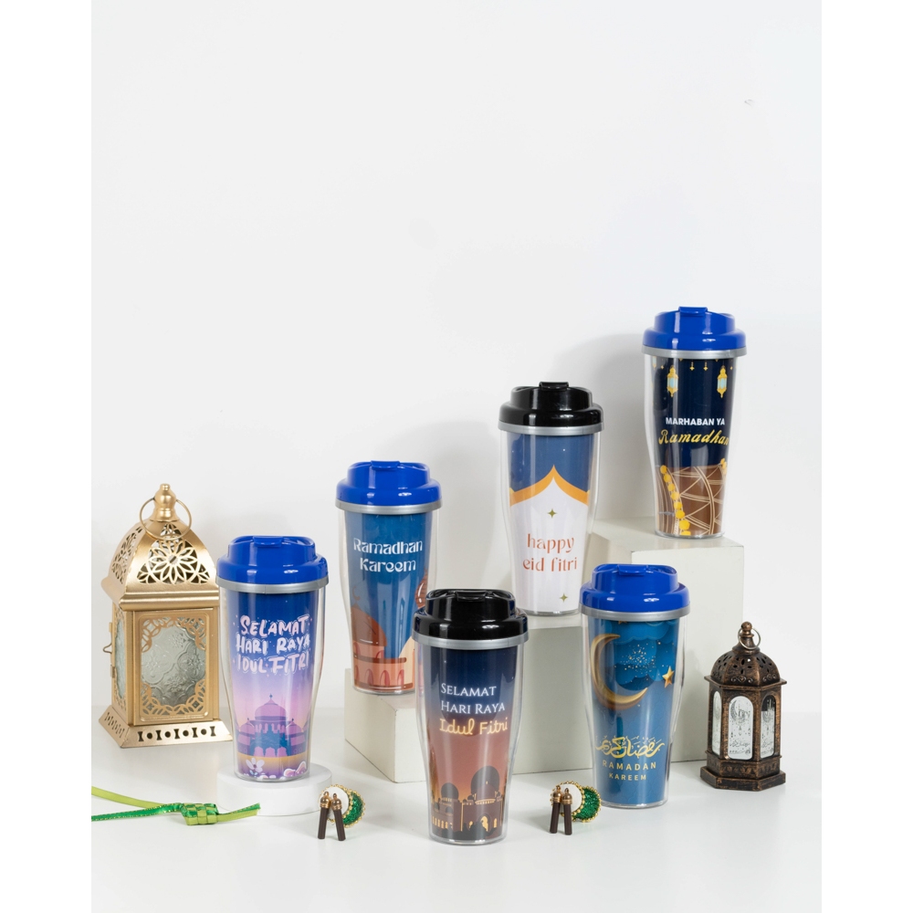 Tumbler Ramadhan Insert Paper Souvenir Kado Ramadan Lebaran Idul Fitri