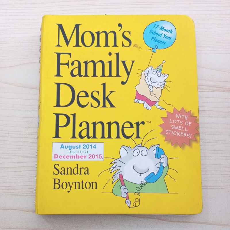 Jual BUKU MOMS FAMILY DESK PLANNER BY SANDRA BOYNTON Shopee Indonesia