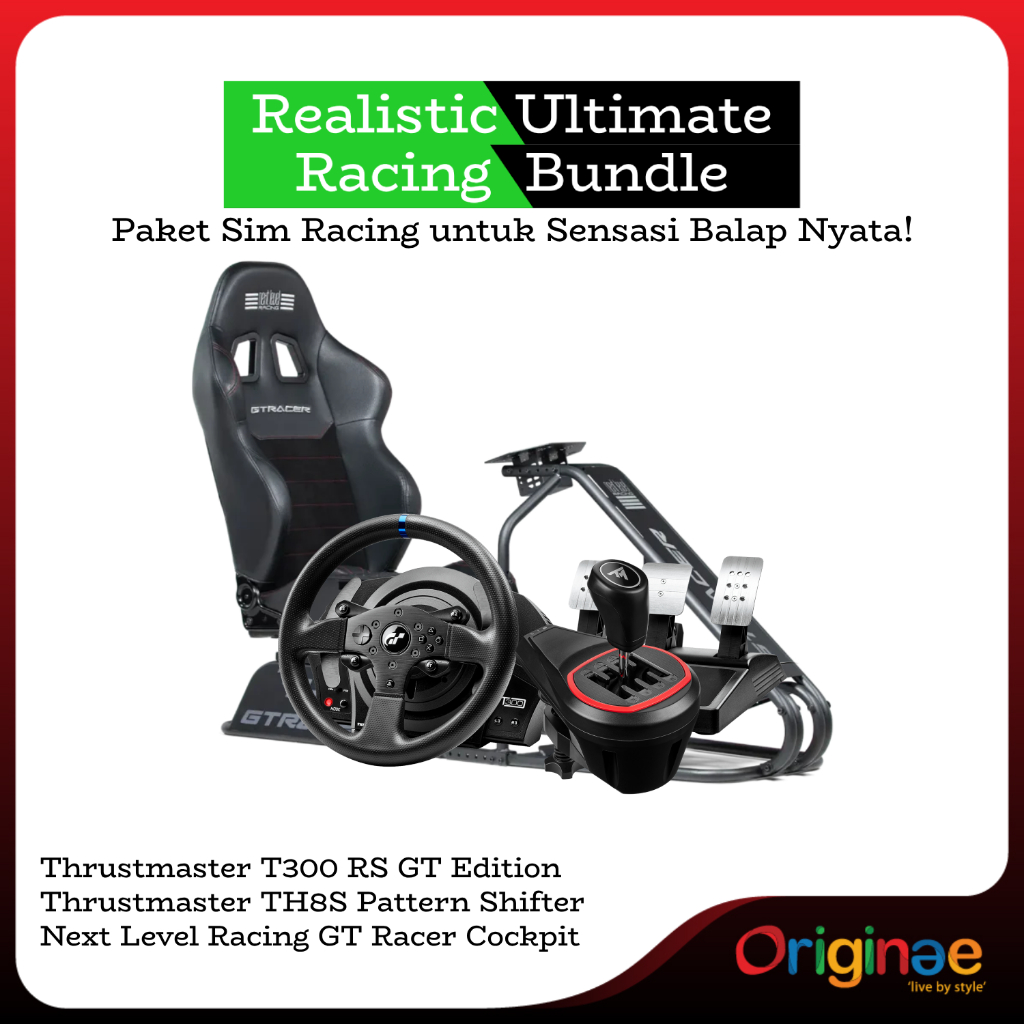 Jual Realistic Ultimate Racing Bundle - Paket Sim Racing untuk Sensasi ...