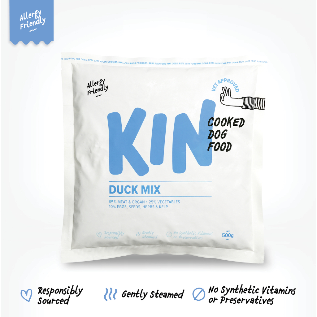 Jual KIN DOG FOOD Duck Mix 500g (Cooked) | Shopee Indonesia