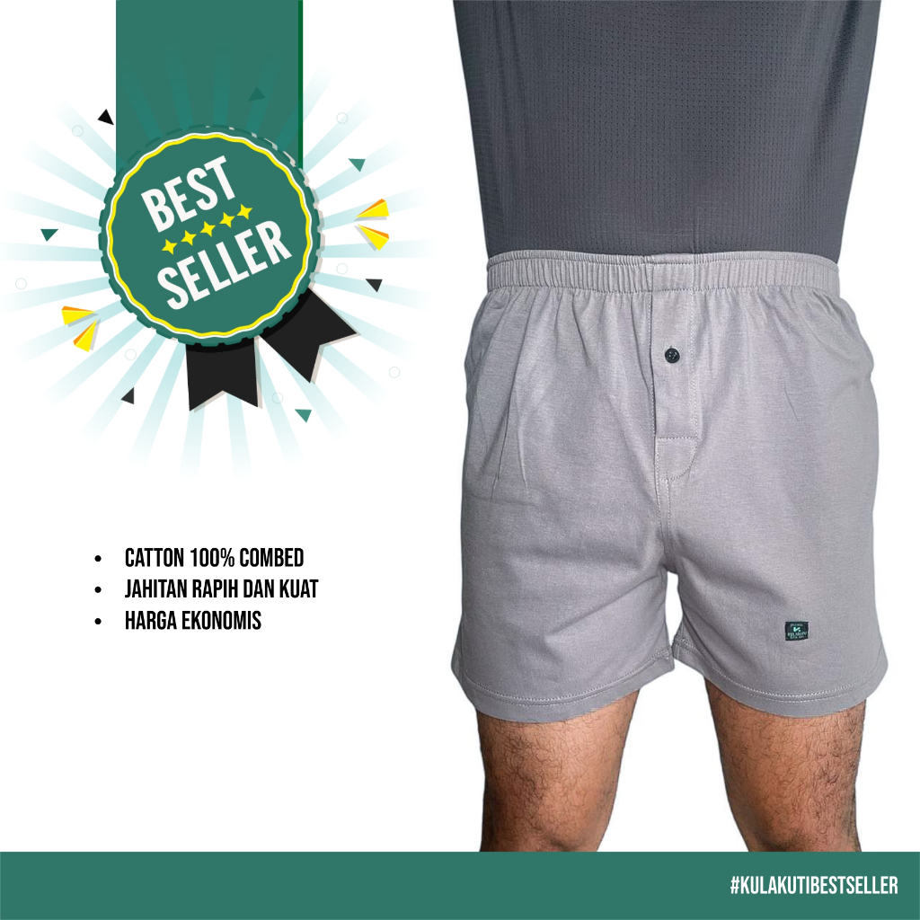 Jual KULKIT CELANA PENDEK PRIA BOXER | CELANA BOXER KATUN | ORIGINAL ...