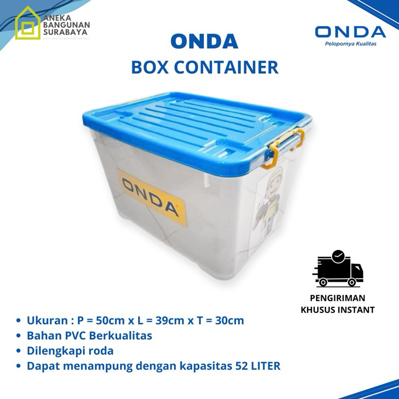 Jual Container Box ONDA kotak kontainer bahan plastik PVC transparan ...