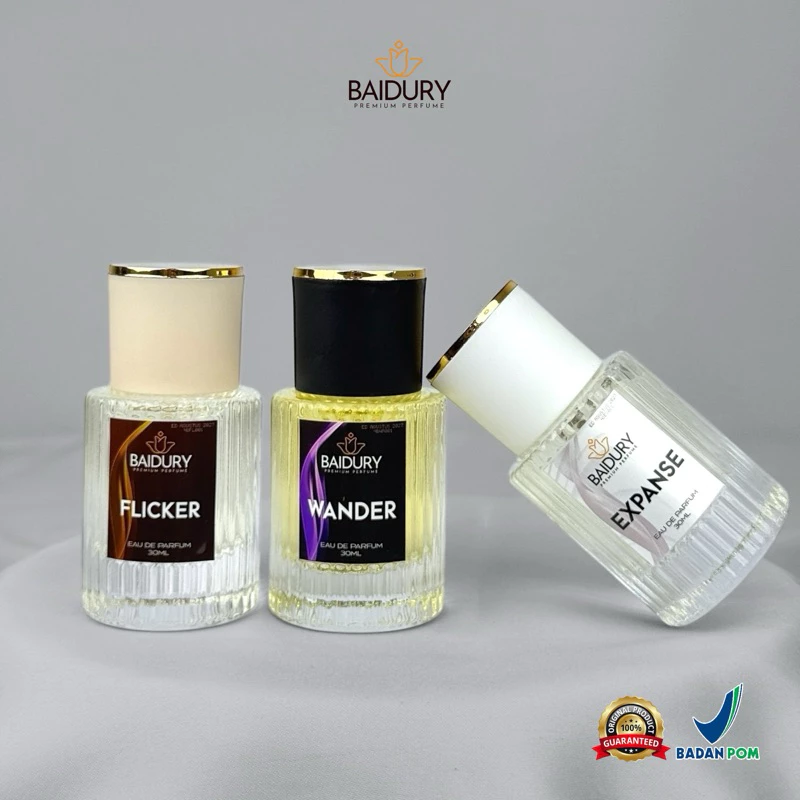 BAIDURY - Paket Bundling 2 Parfum Eau De Perfume Wander Expanse Flicker