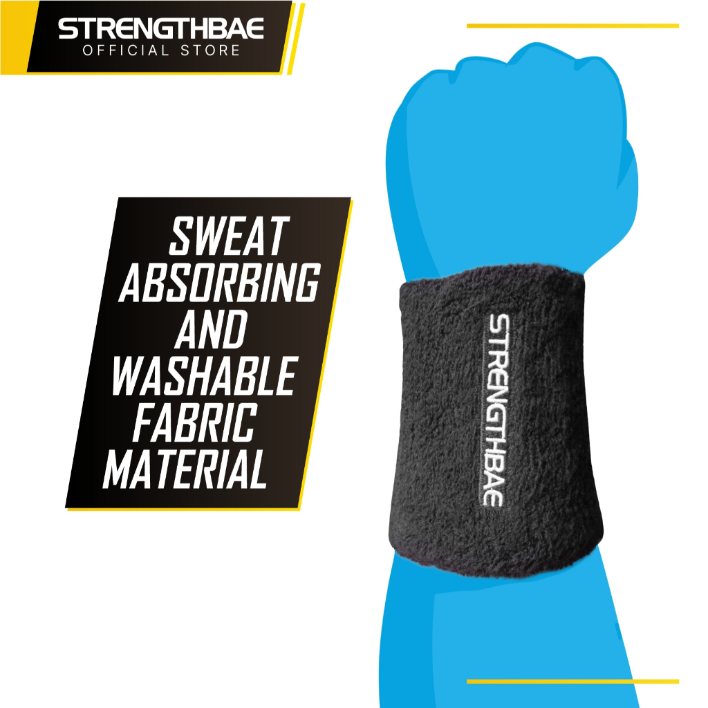 Jual Kettlebell Wrist Guard STRENGTHBAE Wrist Band Pelingdung ...