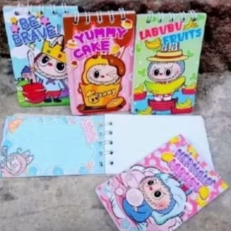 Jual Memo Notes Kecil/Note book Labubu/Memo Spiral Labubu | Shopee ...