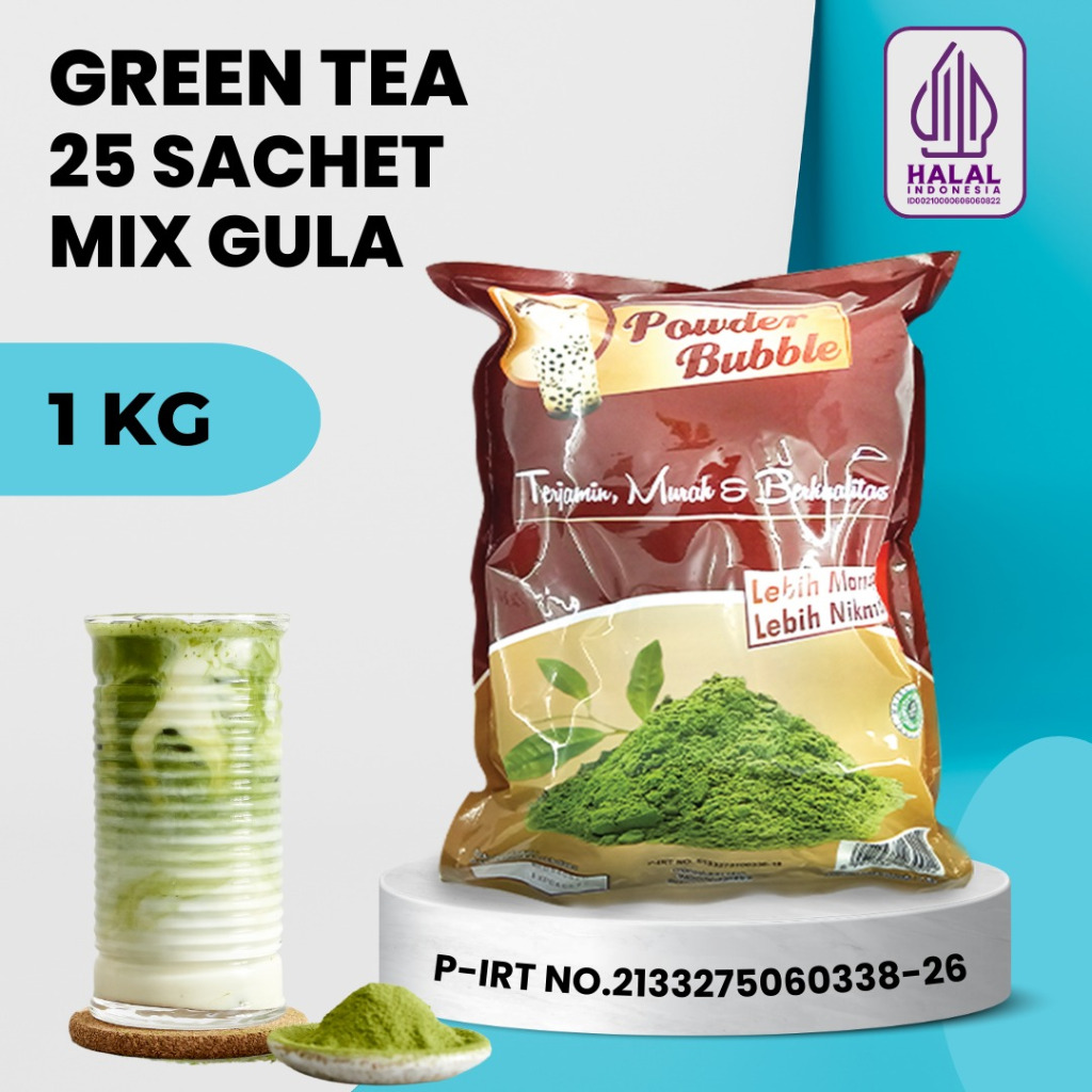 Jual Powder GREEN TEA 1 KG - Bubuk Minuman Rasa Teh Hijau / Matcha ...