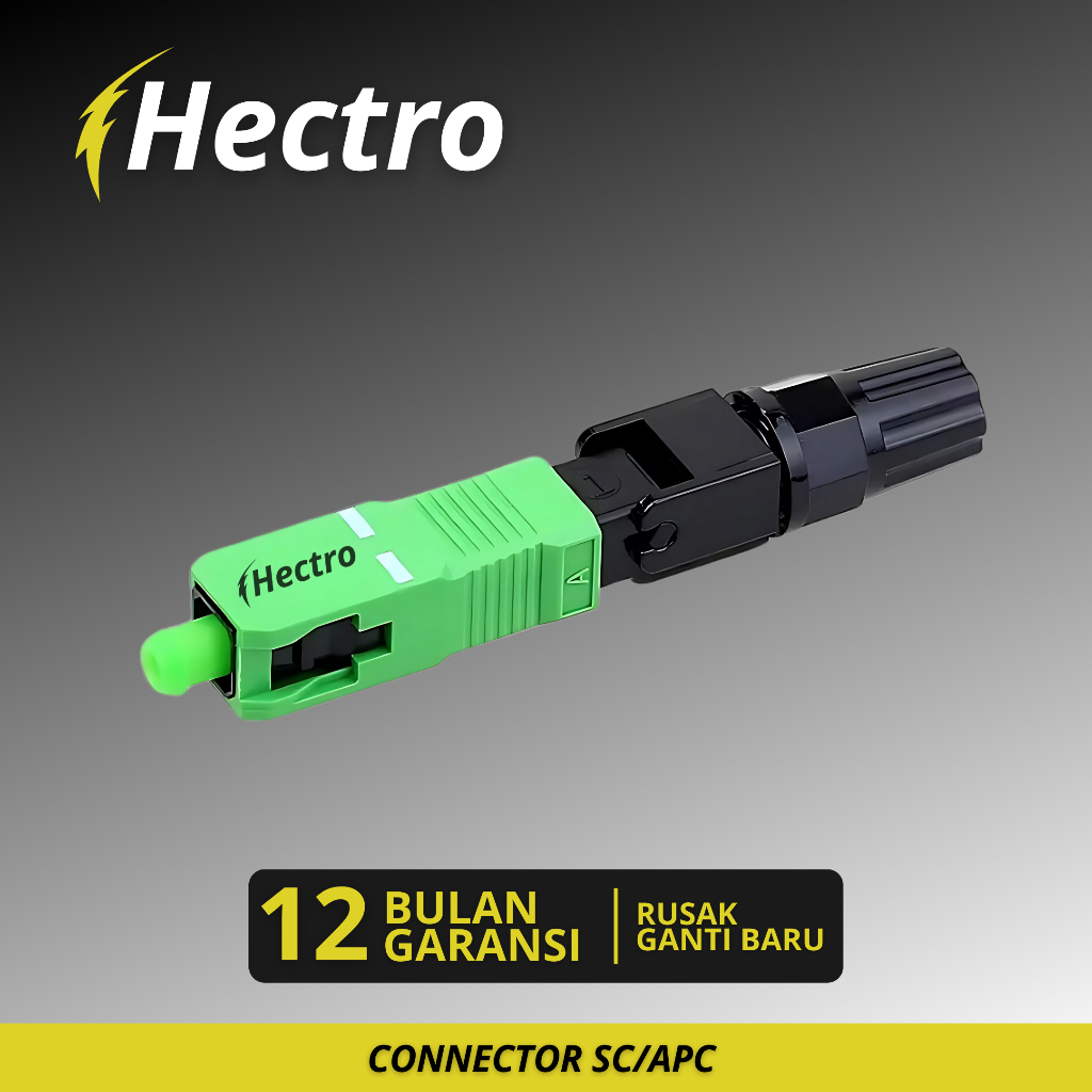Jual Hectro Fiber Optic Fast Connector SC/APC Konektor Fiber Optik ...