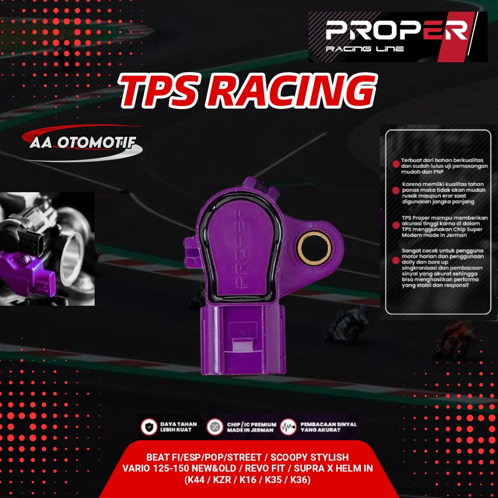 Jual SENSOR TPS PROPER RACING LINE BEAT SCOOPY VARIO 110 FI ESP VARIO ...