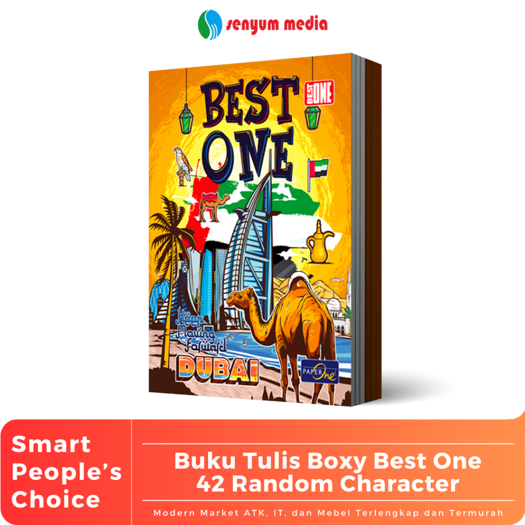 Jual Buku Tulis Boxy BEST ONE 42 Lembar Random Character (1 Pack Isi 6 ...