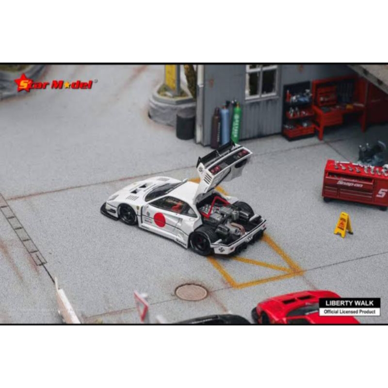 Jual Star Model Ferrari F40 LBWK White | Shopee Indonesia