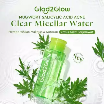 StoryofMU GLAD2GLOW Micellar Water 130ml 300ml Pembersih Make Up G2G