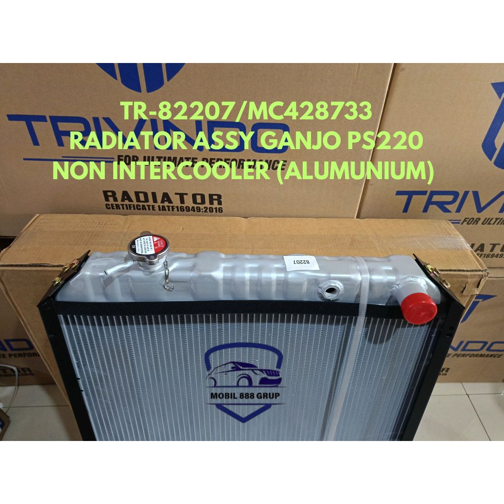 Jual RADIATOR ASSY MITSUBISHI FUSO 220 PS GANJO GANZO NON INTERCOOLER ...