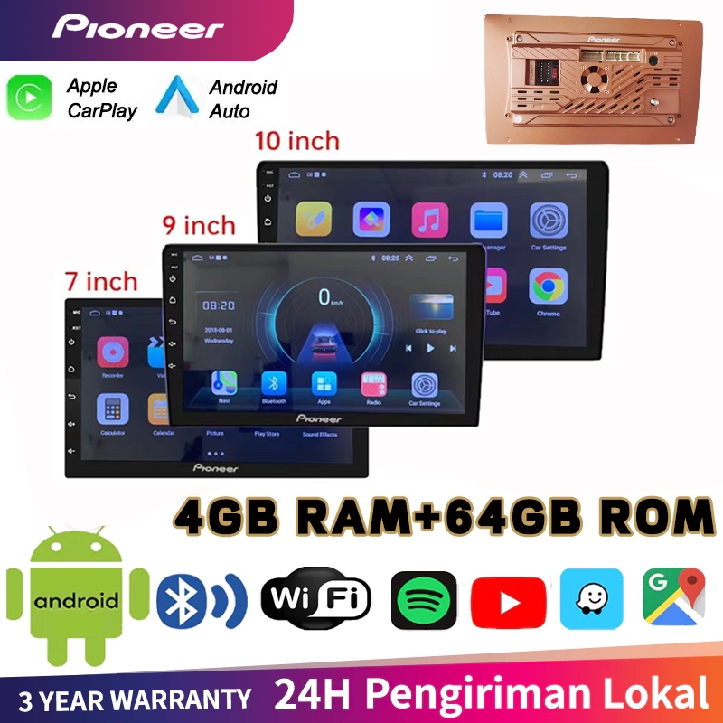Jual Pioneer 7901 Car Android Host 4G+64G Layar Multimedia Mobil ...