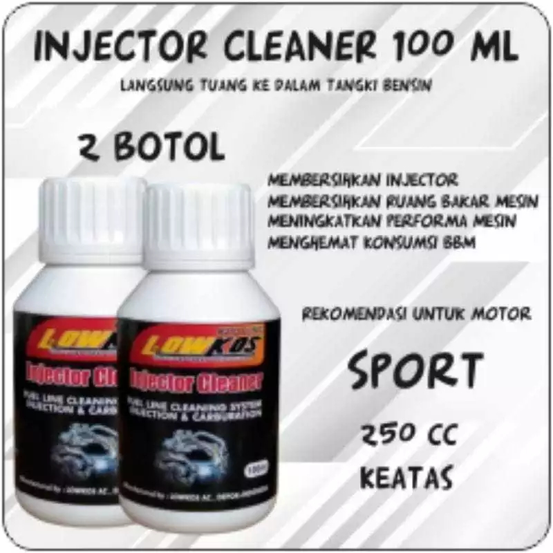 Jual LOWKOS Injector Cleaner Motor 100ml - Cairan Pembersih Injektor ...