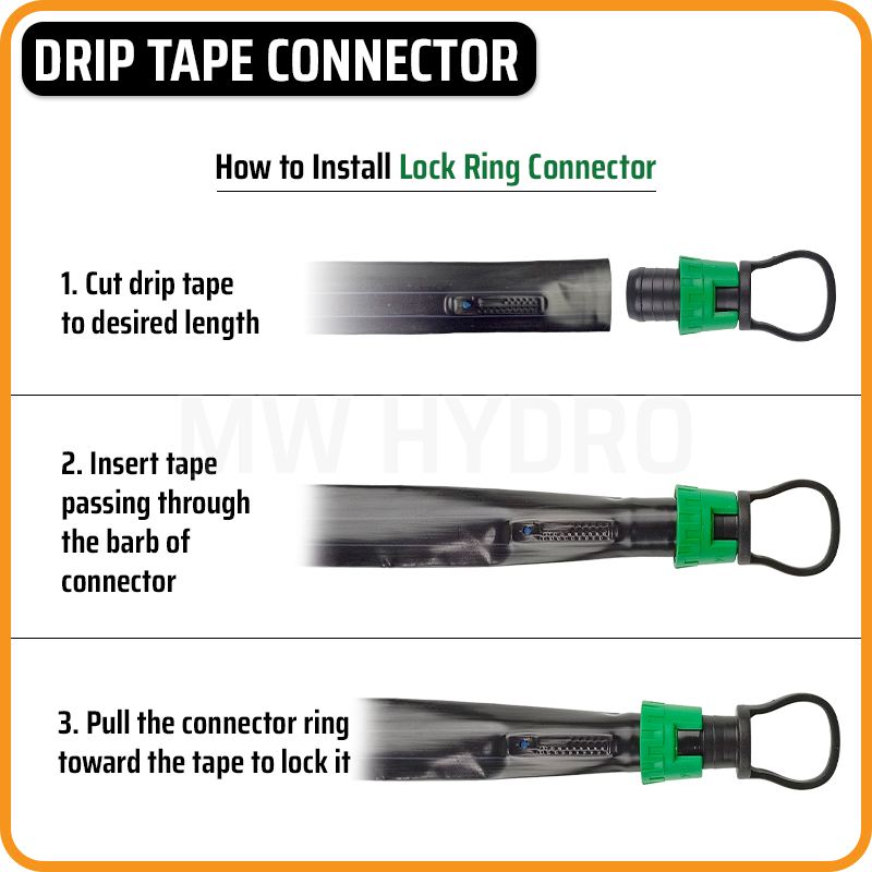 Jual Drip Tape Connector - Offtake PVC Pipe with Grommet | Konektor ...