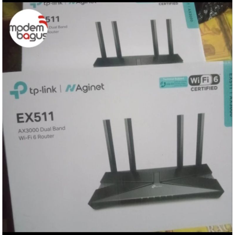 Jual Router TPLINK Tp-Link EX511 AX3000 WiFi 6 Dual Band 3000 Mbps ...