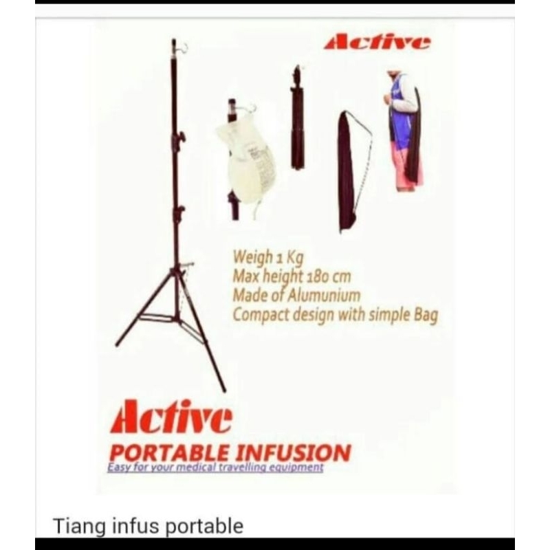 Jual Tiang infus CAPD portable kualitas premium - kuat kokoh aman ...