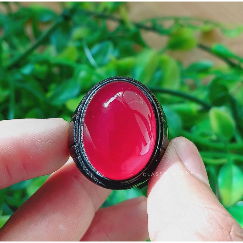 Jual CUNCIN BATU AKIK RED BARON NATURAL 100% | Shopee Indonesia