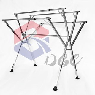 DGC Jemuran Baju Lipat Stainless Portable Anti Karat