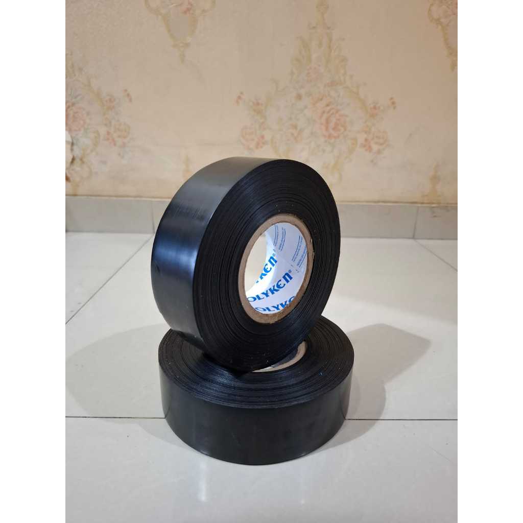 Jual Polyken Wrapping Tape 2 inch x 100 feet Hitam Putih Isolasi Pipa ...
