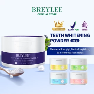 [BPOM] BREYLEE HALAL Pemutih Gigi Teeth Whitening Powder 30g/55g - Mencerahkan Gigi