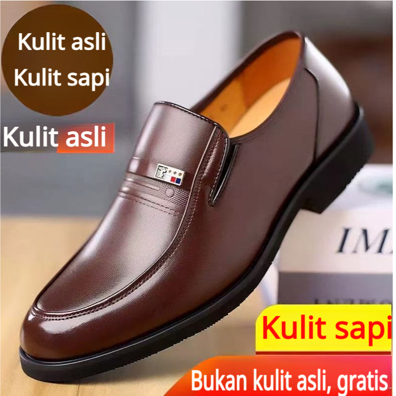 Sepatu Pria Kulit Sapi Serbaguna foto 2