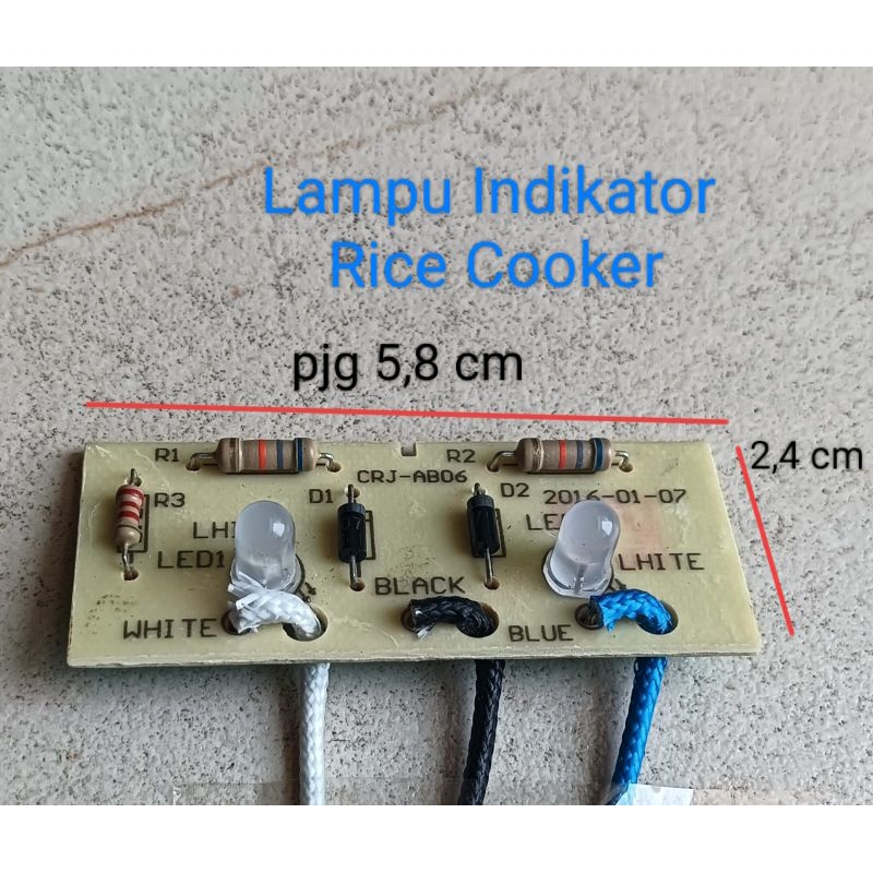 Jual LAMPU INDIKATOR MAGICOM COSMOS CRJ AB06/ MODUL RICE COOKER COSMOS ...