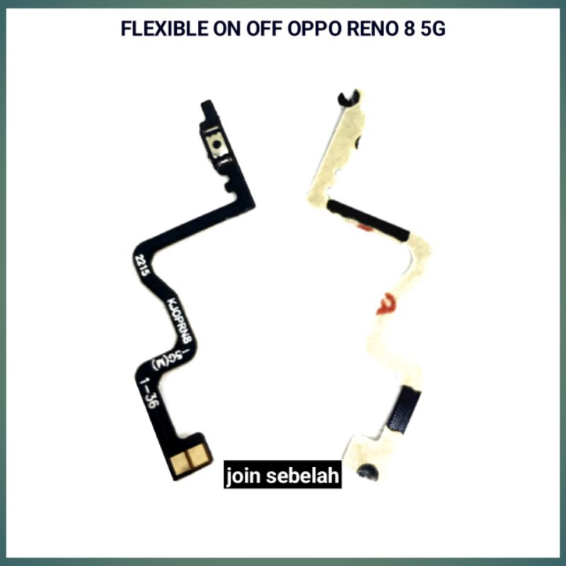 Jual FLEXIBLE TOMBOL ON OFF FLEX POWER OPPO RENO 8 5G | Shopee Indonesia