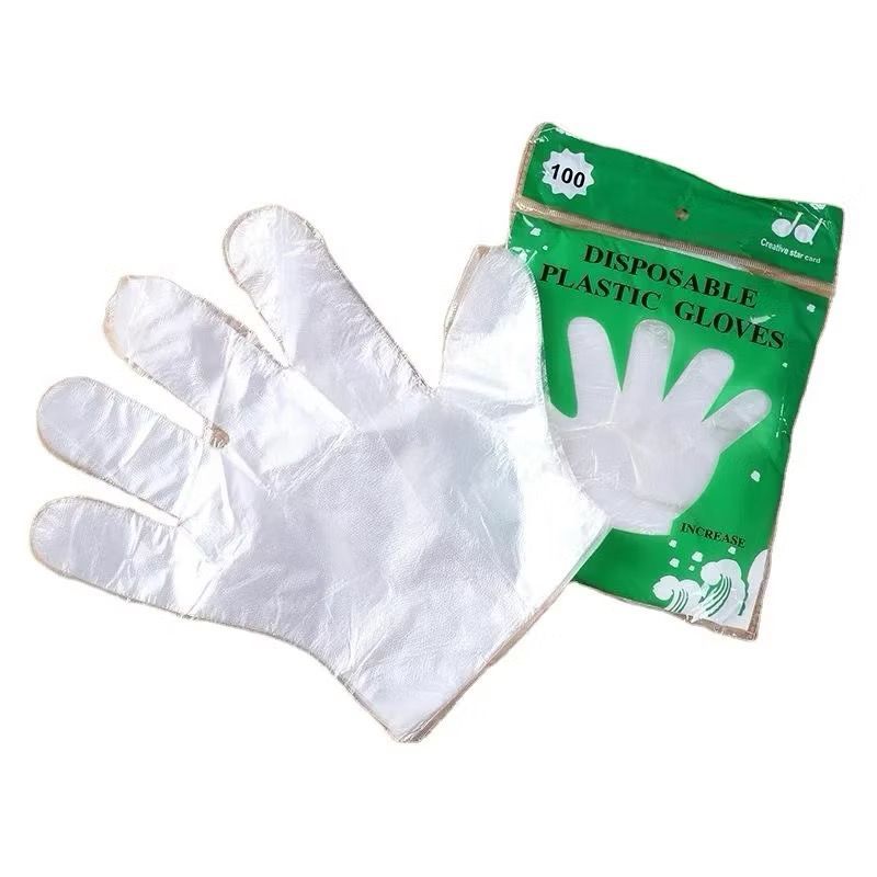 Jual HLS - Sarung Tangan Plastik isi 100pcs Disposable Plastic Gloves ...