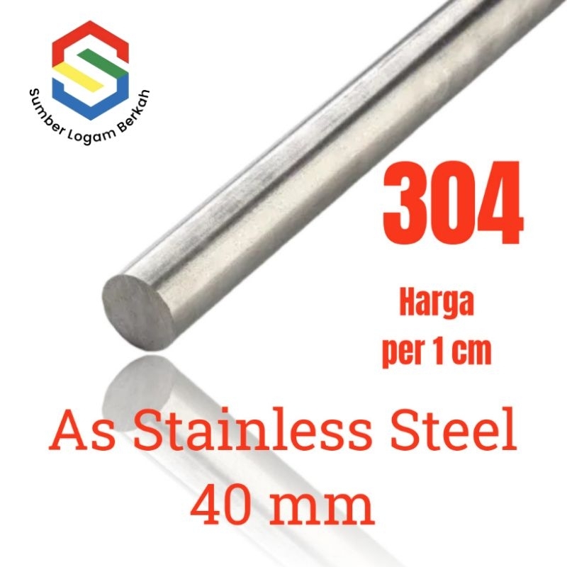 Jual as 40 mm stainless steel 304 | Shopee Indonesia
