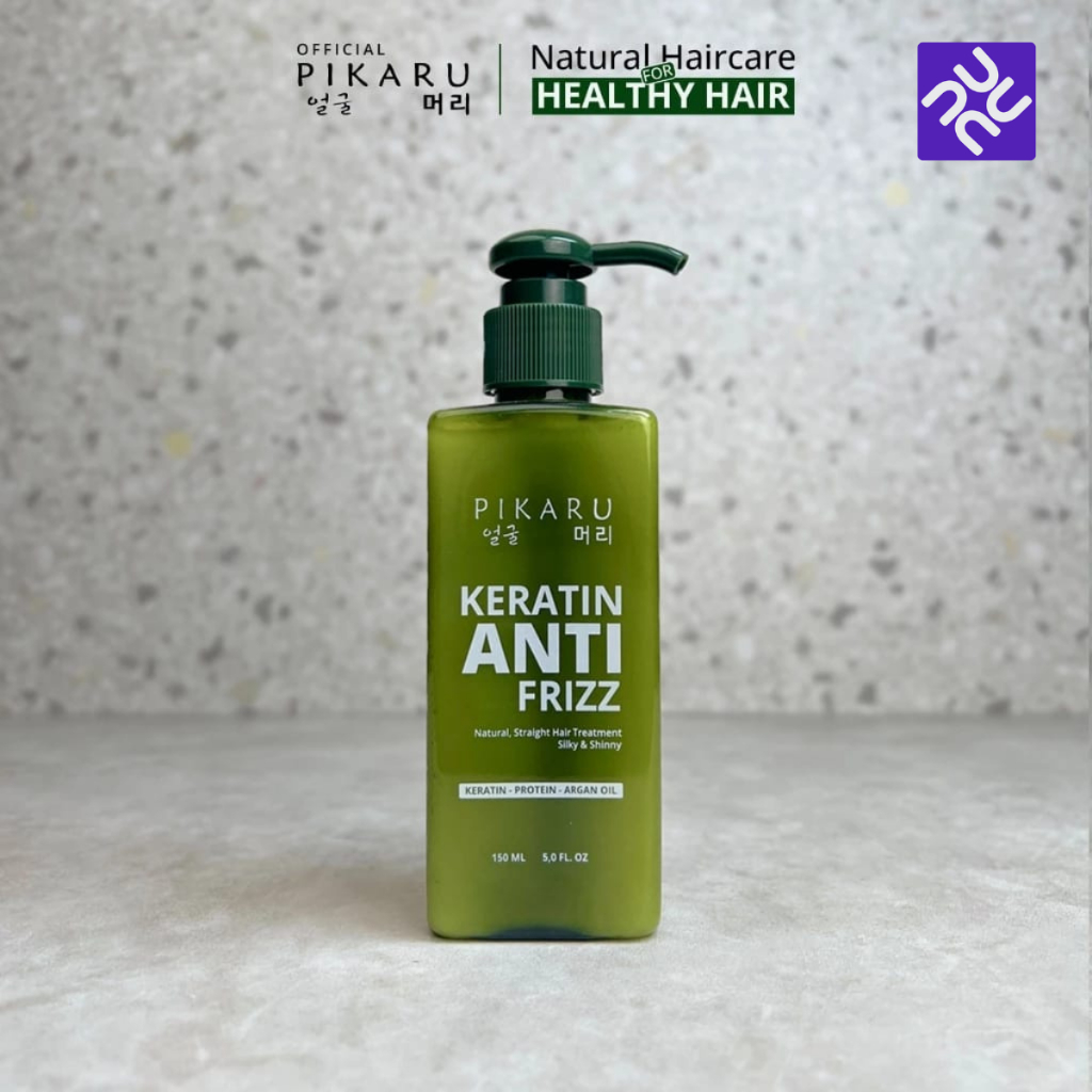 Jual PIKARU Keratin Rambut Anti Frizz Rambut Lurus Alami Alternatif ...