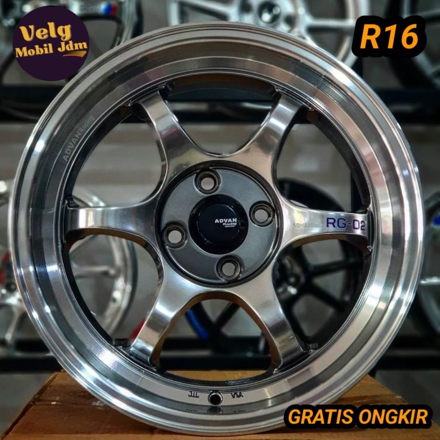 Jual velg racing ring 16 lebar 7 et 35 ADVAN RG D2 FLOW FORMING velg ...