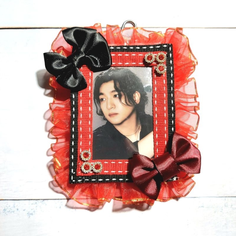 Jual Cahol Toploader Deco Ribbon Pita Hitam Merah | Shopee Indonesia