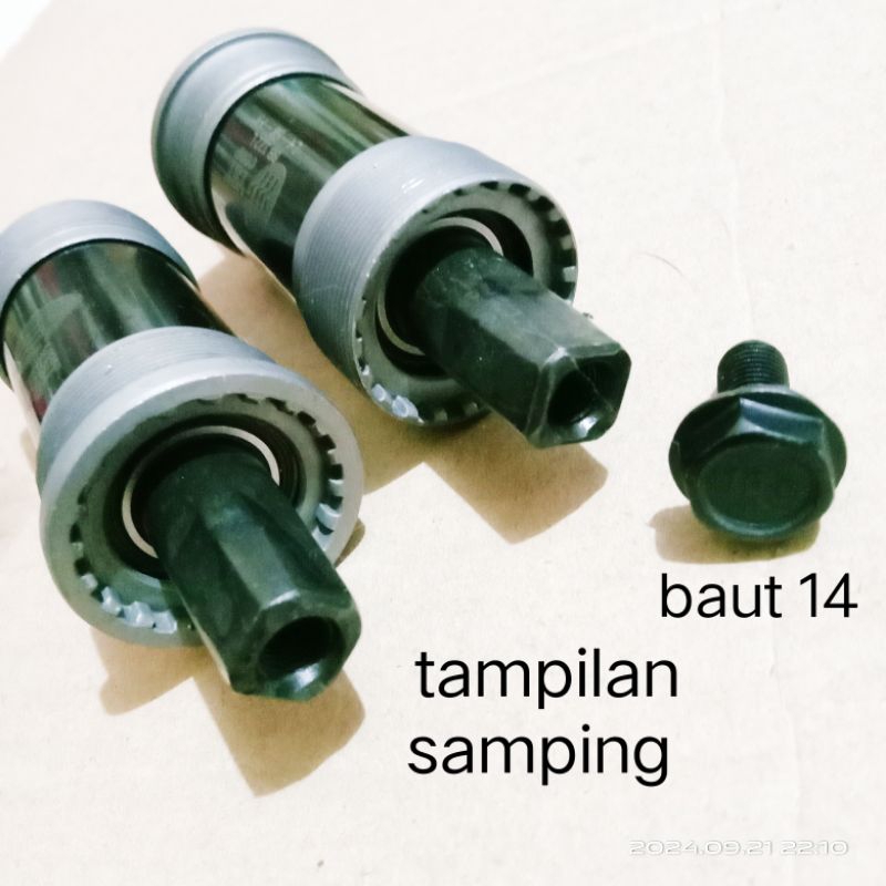 Jual bottom bracket BB kotak 111.1/ 113.5/118/122/127 as gear depan ...