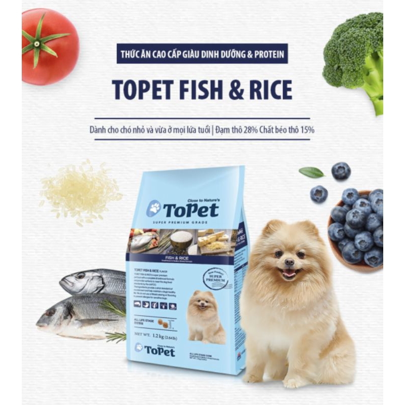 Jual Topet Dogfood Fish 1.2 kg - Sajo Topet Fish Korea Makanan Anjing ...