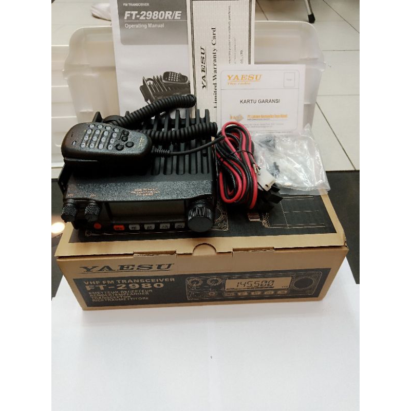 Jual Radio Rig yaesu FT 2980 vhf 80 watt original jepang | Shopee Indonesia