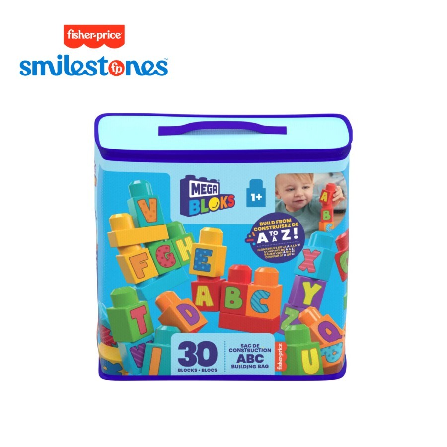 Jual Fisher Price Mega Block ABC Building Bag - Mainan Edukasi Anak ...