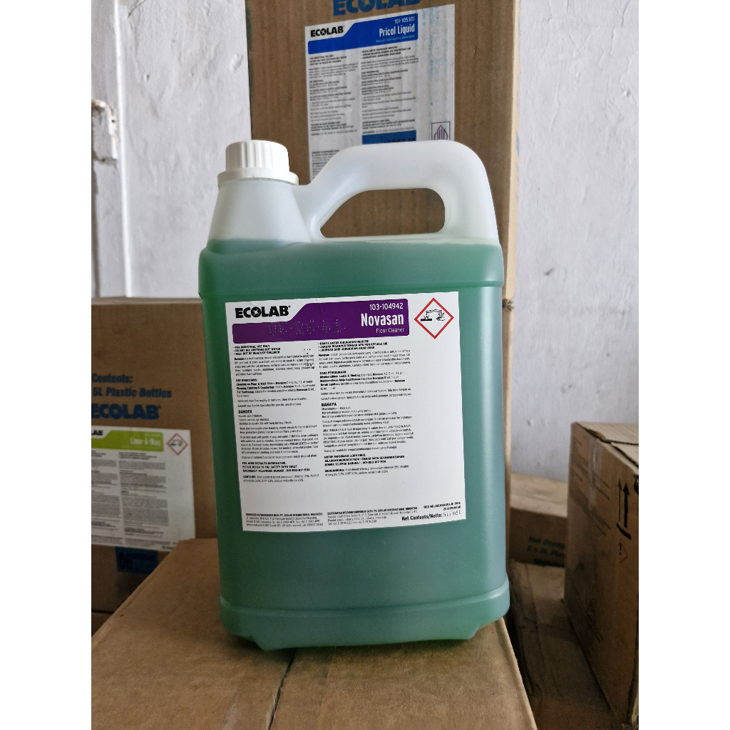 Jual Ecolab Novasan - Cairan Pembersih Lantai dan Sanitizer | Shopee ...