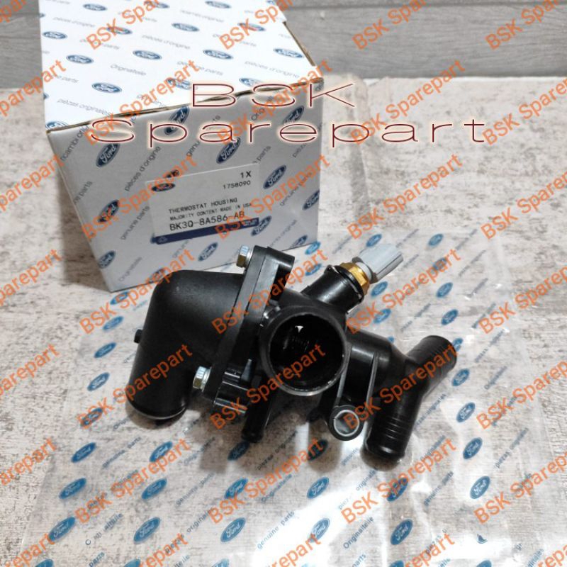 Jual Housing Thermostat Sensor ECT Water Outlet Ford Ranger 2.2 2.2cc 3 ...