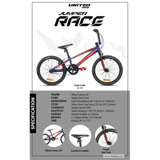 Jual sepeda bmx united Harga Terbaik & Termurah November