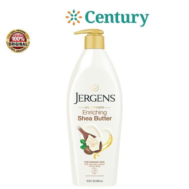 Jual JERGENS OIL INFUSED ENRICHING SHEA BUTTER 496ML PERAWATAN KULIT 