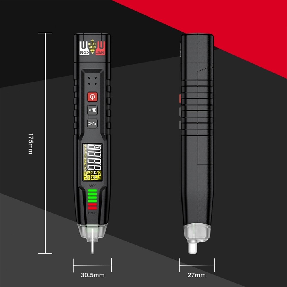 Jual BOBATEST Pena Uji Digital DC/AC Multimeter 600V Penguji Tegangan ...