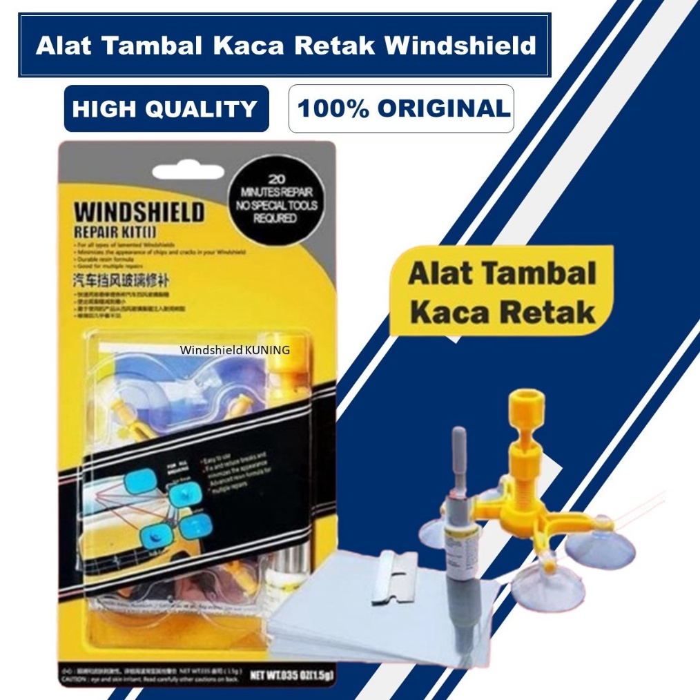 Jual Lem Reparasi Kaca Mobil Hp Lcd Retak Windshield Glass Repair Kit ...