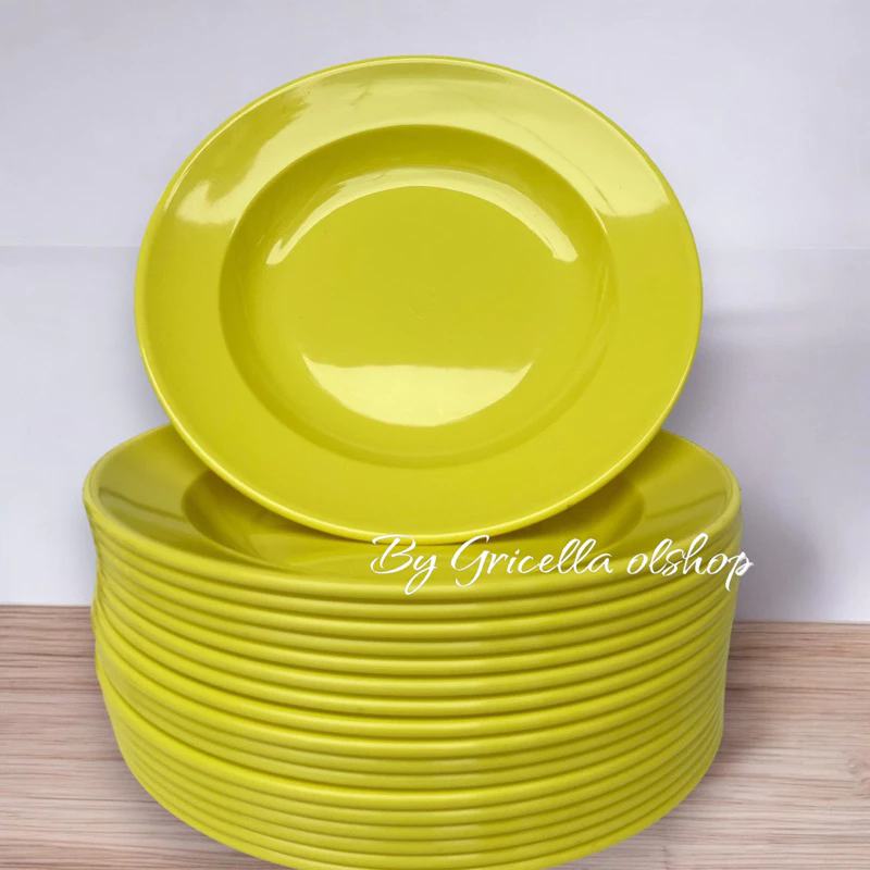 Gambar 4 Piring Makan Melamin 1 Set 12 PCS Food Grade Warna Premium