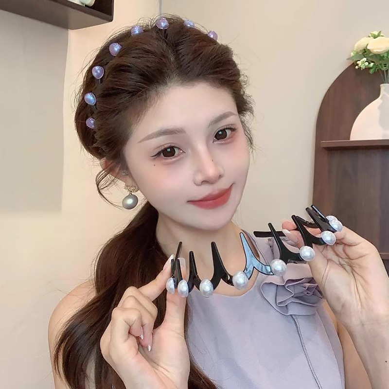 Jual Bando Wanita Fashion Korea Headband Bandu Rambut Mutiara Cantik ...
