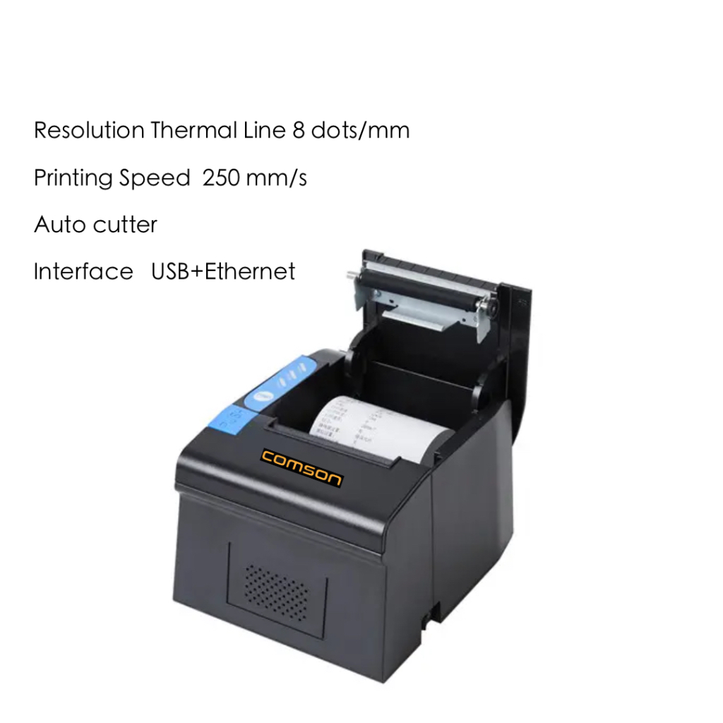 Jual Comson Printer Thermal USB dan LAN Autocutter 80mm | Shopee Indonesia