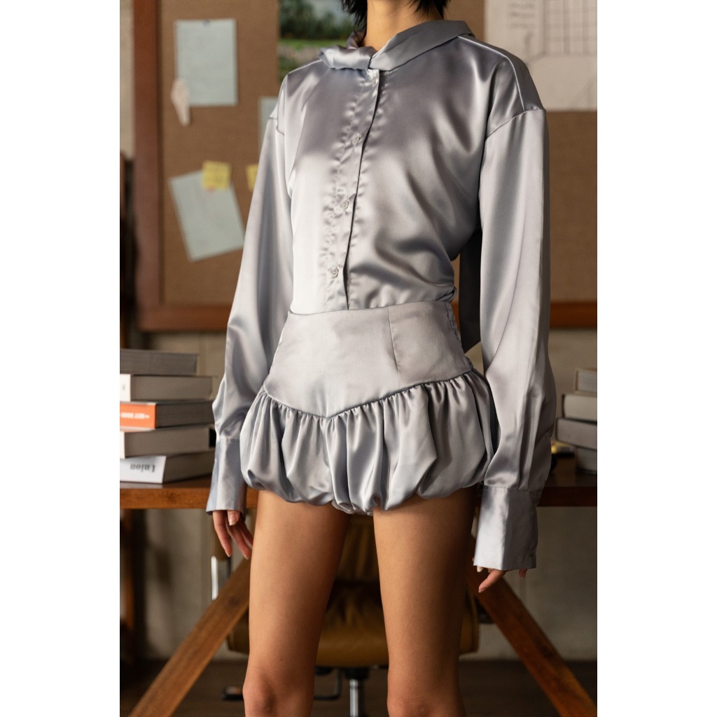 Jual Snatched PRINCETON Balloon Shorts- Celana Balon Satin Korean